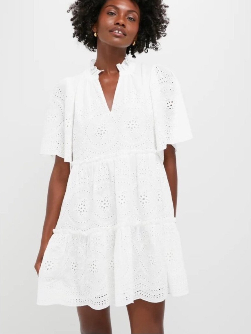 TUCKERNUCK | White Eyelet Crawford Dress | XL